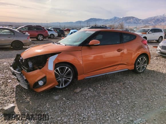 ✅ 2016 Hyundai Veloster Turbo • VIN: KMHTC6AEXGU292062 • Lot: 83816584. Wystawiony na Copart z przebiegiem 34 863 mil. Bezpłatny archiwum sprzedaży aukcyjnych z USA i szczegółowy raport historii pojazdu na DreamBid. Zdjęcie 1.