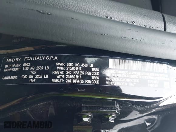 ✅ 2022 Jeep Renegade Sport • VIN: ZACNJDA1XNPN73830 • Лот: 42362432. Опубликован ранее на IAAI с пробегом 26 273 миль. Бесплатный доступ к архиву аукционных продаж из США и подробный отчёт об истории автомобиля на DreamBid. Изображение 9.