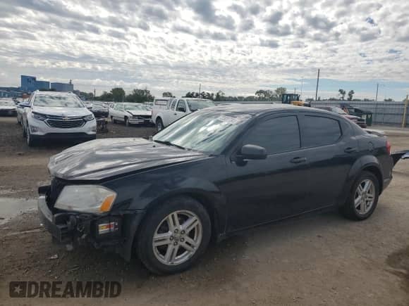 2012 Dodge Avenger SXT z VIN 1C3CDZCB7CN313318, wystawiony jako Copart lot #72309734 z przebiegiem 209 533 mil mil oraz Szkoda całkowita • Salvage title. Historia ofert i sprzedaży dostępna na DreamBid. Obrazek 1.