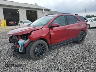 ✅ 2022 Chevrolet Equinox RS • VIN: 3GNAXWEV7NS186277 • Lot: 81639315. Listed on Copart with 74,539 mi. Free auction sales archive from the USA and detailed vehicle history report at DreamBid. Image 1.