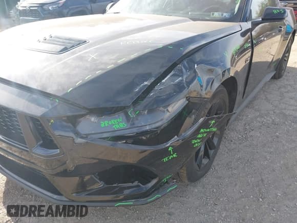 ✅ 2024 Ford Mustang GT Premium • VIN: 1FA6P8CF1R5407044 • Lot: 43522571. Listed on IAAI with 7,362 mi. Free auction sales archive from the USA and detailed vehicle history report at DreamBid. Image 6.