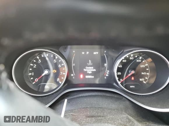 ✅ 2020 Jeep Compass Latitude • VIN: 3C4NJDBB4LT164884 • Lot: 90594805. Listed on Copart with 52,323 mi. Free auction sales archive from the USA and detailed vehicle history report at DreamBid. Image 9.