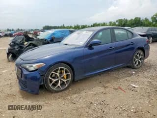 ✅ 2019 Alfa Romeo Giulia • VIN: ZARFANAN6K7608541 • Lot: 69942225. Wystawiony na Copart z przebiegiem 98 295 mil. Bezpłatny archiwum sprzedaży aukcyjnych z USA i szczegółowy raport historii pojazdu na DreamBid. Zdjęcie 1.