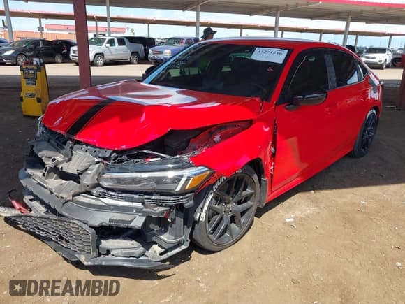 ✅ 2025 Honda Civic Sport • VIN: 2HGFE2F54SH506392 • Lot: 43271216. Listed on IAAI with 24,240 mi. Free auction sales archive from the USA and detailed vehicle history report at DreamBid. Image 2.