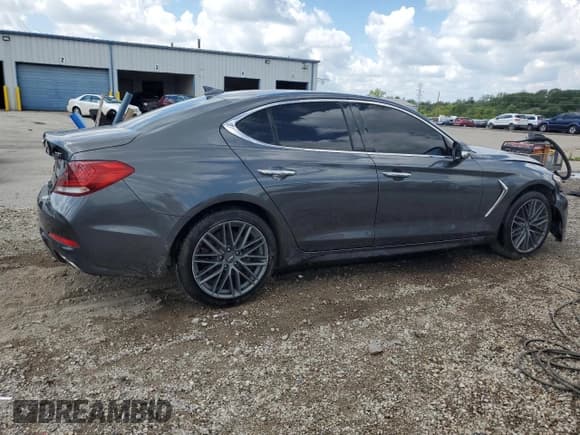 ✅ 2019 Genesis G70 Advanced • VIN: KMTG64LA6KU014992 • Lot: 70659425. Listed on Copart with 62,961 mi. Free auction sales archive from the USA and detailed vehicle history report at DreamBid. Image 3.