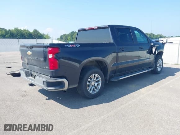 ✅ 2023 Chevrolet Silverado 1500 LT • VIN: 1GCUDDED2PZ238494 • Lot: 42991987. Listed on IAAI with Not provided. Free auction sales archive from the USA and detailed vehicle history report at DreamBid. Image 4.
