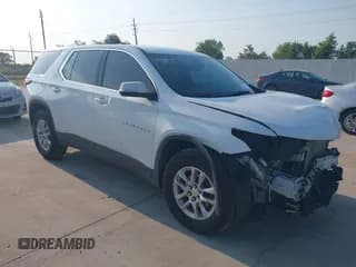 ✅ 2023 Chevrolet Traverse LS • VIN: 1GNERFKW2PJ268124 • Lot: 43230580. Wystawiony na IAAI z przebiegiem 64 825 mil. Bezpłatny archiwum sprzedaży aukcyjnych z USA i szczegółowy raport historii pojazdu na DreamBid. Zdjęcie 1.