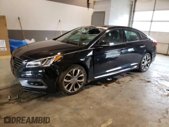 ✅ 2015 Hyundai Sonata Sport • VIN: 5NPE34ABXFH115690 • Лот: 43335823. Опубликован ранее на Copart с пробегом 87 963 миль. Бесплатный доступ к архиву аукционных продаж из США и подробный отчёт об истории автомобиля на DreamBid. Изображение 1.