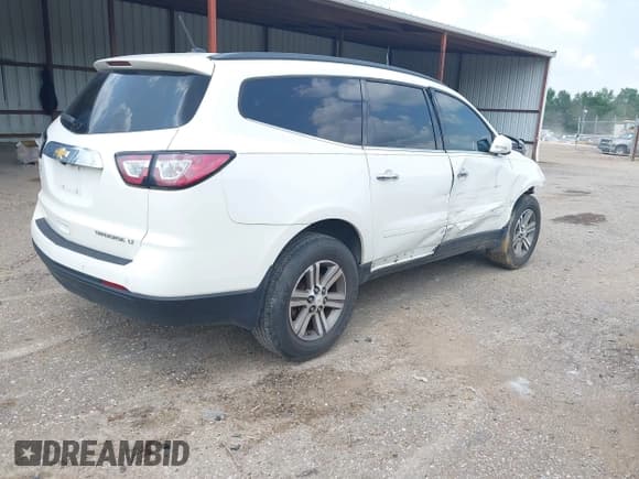 ✅ 2015 Chevrolet Traverse LT • VIN: 1GNKRHKD1FJ146849 • Lot: 42425111. Listed on IAAI with Not provided. Free auction sales archive from the USA and detailed vehicle history report at DreamBid. Image 4.