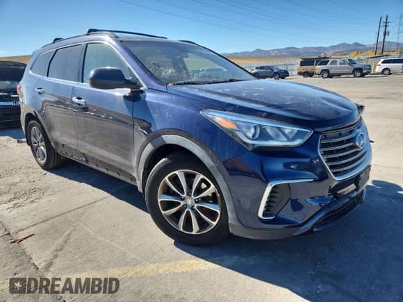 2017 Hyundai Santa Fe SE with VIN KM8SMDHF0HU193943, listed as a Copart auction lot 87396505 with 147,284 mi miles and Salvage title. Bid and sale history available at DreamBid. Image 4.