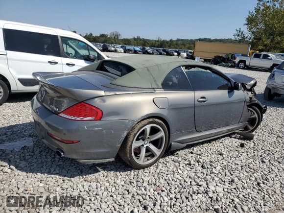 ✅ 2008 BMW 6 Series 650i • VIN: WBAEB53588CX63265 • Lot: 73681864. Listed on Copart with Not provided. Free auction sales archive from the USA and detailed vehicle history report at DreamBid. Image 3.