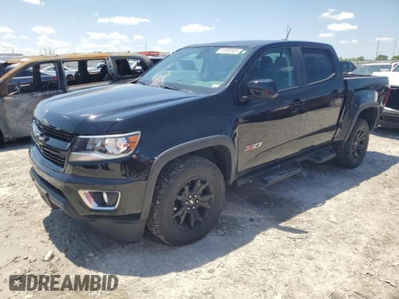 ✅ 2018 Chevrolet Colorado 4WD Z71 • VIN: 1GCGTDEN9J1195402 • Lot: 61669565. Listed on Copart with 96,590 mi. Free auction sales archive from the USA and detailed vehicle history report at DreamBid. Image 1.