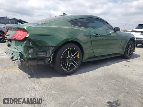 2023 Ford Mustang EcoBoost with VIN 1FA6P8TH2P5102070, listed as a Copart auction lot 80559365 with 35,630 mi miles and Salvage title. Bid and sale history available at DreamBid. Image 3.