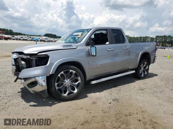 2020 Ram 1500 Laramie with VIN 1C6RREDT9LN152355, listed as a Copart auction lot 66853625 with 176,795 mi miles and Salvage title. Bid and sale history available at DreamBid. Image 1.