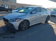 ✅ 2018 Hyundai Elantra Sport • VIN: KMHD04LB0JU588798 • Lot: 43463613. Listed on IAAI with 75,034 mi. Free auction sales archive from the USA and detailed vehicle history report at DreamBid. Image 2.