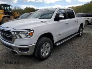 2021 Ram 1500 Big Horn с VIN 1C6SRFFM8MN664655, выставлен на аукционе Copart как лот 74070794 с пробегом 68 038 миль миль и Списание • Salvage title. История ставок и продаж доступна на DreamBid. Изображение 1.