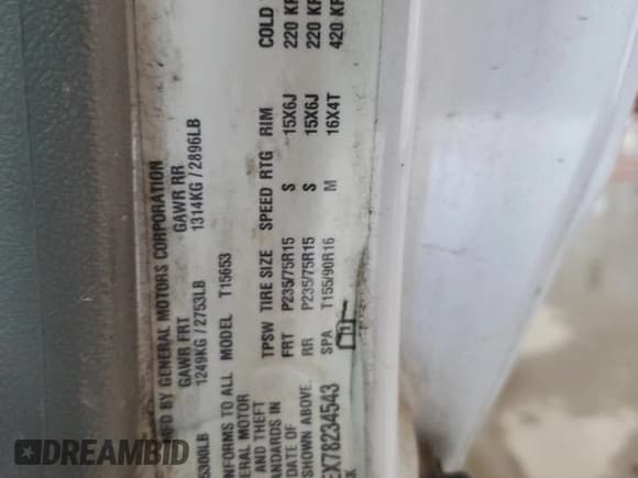 ✅ 2007 Chevrolet Colorado Work Truck • VIN: 1GCDT19EX78234543 • Лот: 68252275. Опубликован ранее на Copart с пробегом 81 932 миль. Бесплатный доступ к архиву аукционных продаж из США и подробный отчёт об истории автомобиля на DreamBid. Изображение 12.