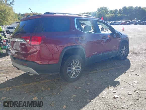 ✅ 2017 GMC Acadia SLT • VIN: 1GKKNULS9HZ255126 • Lot: 43418753. Listed on IAAI with Not provided. Free auction sales archive from the USA and detailed vehicle history report at DreamBid. Image 4.