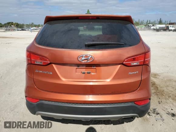 2015 Hyundai Santa Fe with VIN 5XYZT3LB3FG235301, listed as a Copart auction lot 81380474 with 119,008 mi miles and Salvage title. Bid and sale history available at DreamBid. Image 6.
