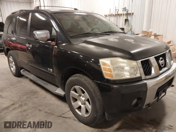 ✅ 2005 Nissan Armada LE • VIN: 5N1AA08B95N724198 • Lot: 41245780. Wystawiony na IAAI z przebiegiem 228 451 mil. Bezpłatny archiwum sprzedaży aukcyjnych z USA i szczegółowy raport historii pojazdu na DreamBid. Zdjęcie 1.