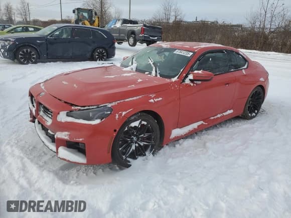 ✅ 2024 BMW M2 • VIN: 3MF13DM04R8E72490 • Lot: 87841235. Listed on Copart with Not provided. Free auction sales archive from the USA and detailed vehicle history report at DreamBid. Image 1.