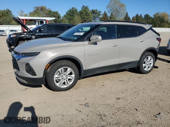 ✅ 2021 Chevrolet Blazer LT • VIN: 3GNKBDRS0MS537505 • Lot: 87278975. Listed on Copart with 22,746 mi. Free auction sales archive from the USA and detailed vehicle history report at DreamBid. Image 1.