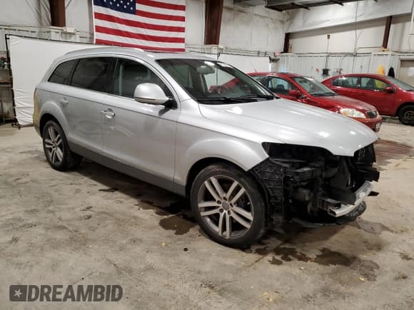 ✅ 2008 Audi Q7 Premium • VIN: WA1BV74L08D029665 • Lot: 47389885. Listed on Copart with 143,240 mi. Free auction sales archive from the USA and detailed vehicle history report at DreamBid. Image 4.