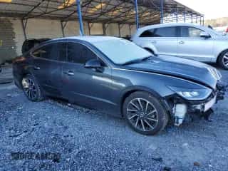 2020 Hyundai Sonata SEL Plus with VIN 5NPEJ4J2XLH008818, listed as a Copart auction lot 72560462 with 39,245 mi miles and . Bid and sale history available at DreamBid. Image 4.