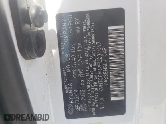 ✅ 2015 Hyundai Veloster RE:FLEX • VIN: KMHTC6AD2FU234047 • Lot: 70928094. Wystawiony na Copart z przebiegiem 111 729 mil. Bezpłatny archiwum sprzedaży aukcyjnych z USA i szczegółowy raport historii pojazdu na DreamBid. Zdjęcie 12.