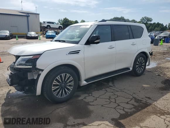 ✅ 2024 Nissan Armada SL • VIN: JN8AY2BA8R9417202 • Lot: 61174955. Listed on Copart with 19,145 mi. Free auction sales archive from the USA and detailed vehicle history report at DreamBid. Image 1.