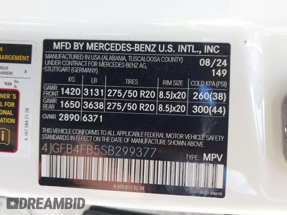 ✅ 2025 Mercedes-Benz GLE 350 • VIN: 4JGFB4FB5SB299377 • Lot: 42721457. Wystawiony na IAAI z przebiegiem 2 636 mil. Bezpłatny archiwum sprzedaży aukcyjnych z USA i szczegółowy raport historii pojazdu na DreamBid. Zdjęcie 9.