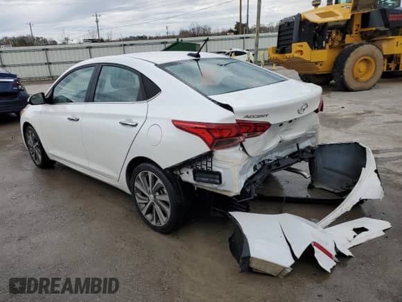 2020 Hyundai Accent Limited z VIN 3KPC34A69LE098181, wystawiony jako Copart lot #37465564 z przebiegiem 20 488 mil mil oraz . Historia ofert i sprzedaży dostępna na DreamBid. Obrazek 2.