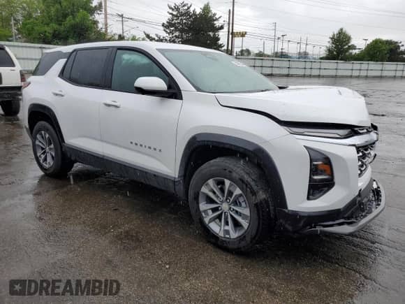 2025 Chevrolet Equinox FWD LT с VIN 3GNAXHEG0SL136503, выставлен на аукционе Copart как лот 54896245 с пробегом 5 900 миль миль и Списание • Salvage title. История ставок и продаж доступна на DreamBid. Изображение 4.