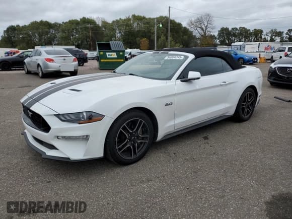 ✅ 2019 Ford Mustang GT Premium • VIN: 1FATP8FF8K5153322 • Lot: 86804245. Listed on Copart with 43,270 mi. Free auction sales archive from the USA and detailed vehicle history report at DreamBid. Image 1.