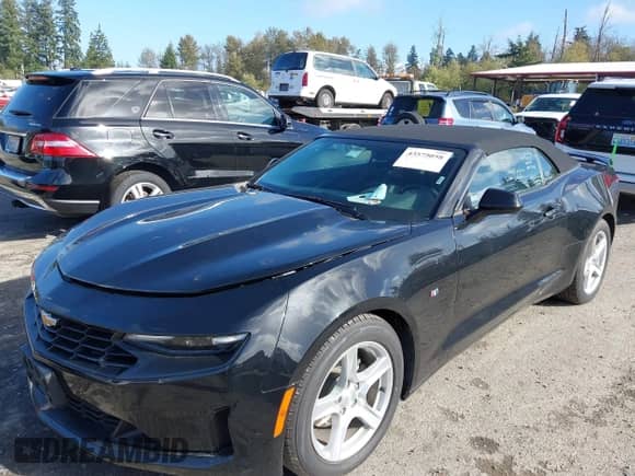 2023 Chevrolet Camaro 1LT with VIN 1G1FB3DX4P0148166, listed as a IAAI auction lot 43575058 with 43,118 mi miles and . Bid and sale history available at DreamBid. Image 2.