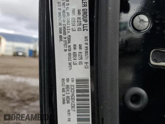 ✅ 2014 Dodge Challenger SXT Plus • VIN: 2C3CDYAG3EH123617 • Lot: 84326114. Listed on Copart with 85,602 mi. Free auction sales archive from the USA and detailed vehicle history report at DreamBid. Image 14.