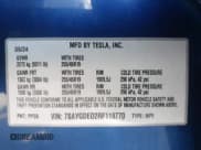 ✅ 2024 Tesla Model Y • VIN: 7SAYGDED2RF119770 • Лот: 42462600. Опубликован ранее на IAAI с пробегом 6 712 миль. Бесплатный доступ к архиву аукционных продаж из США и подробный отчёт об истории автомобиля на DreamBid. Изображение 9.