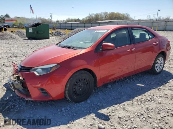 ✅ 2016 Toyota Corolla L • VIN: 5YFBURHE3GP554473 • Lot: 49837215. Listed on Copart with 96,012 mi. Free auction sales archive from the USA and detailed vehicle history report at DreamBid. Image 1.