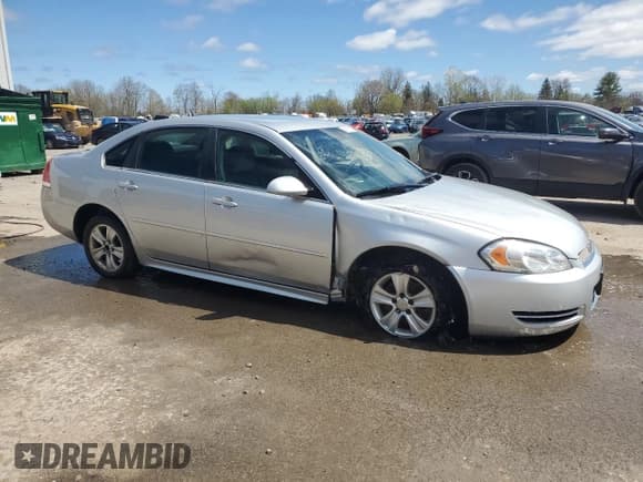 ✅ 2014 Chevrolet Impala LS • VIN: 2G1WA5E3XE1176405 • Lot: 54516115. Listed on Copart with 156,271 mi. Free auction sales archive from the USA and detailed vehicle history report at DreamBid. Image 4.