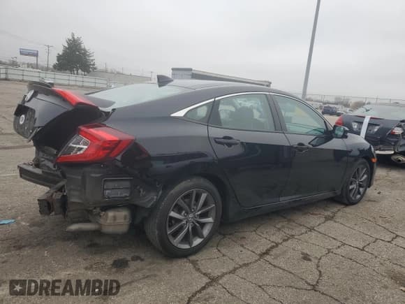 ✅ 2020 Honda Civic EX-L • VIN: 2HGFC1F75LH681026 • Lot: 93958135. Listed on Copart with 50,316 mi. Free auction sales archive from the USA and detailed vehicle history report at DreamBid. Image 3.