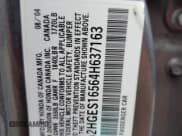 ✅ 2004 Honda Civic LX • VIN: 2HGES16564H637163 • Lot: 95974555. Listed on Copart with 169,060 mi. Free auction sales archive from the USA and detailed vehicle history report at DreamBid. Image 12.