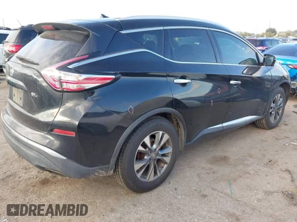 2015 Nissan Murano SL with VIN 5N1AZ2MG3FN240793, listed as a IAAI auction lot 43276128 with 221,755 mi miles and . Bid and sale history available at DreamBid. Image 4.