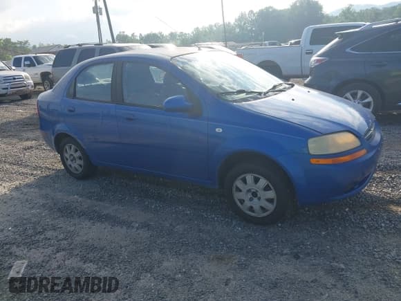 ✅ 2005 Chevrolet Aveo LS • VIN: KL1TD52685B293472 • Lot: 42805642. Listed on IAAI with 162,009 mi. Free auction sales archive from the USA and detailed vehicle history report at DreamBid. Image 1.