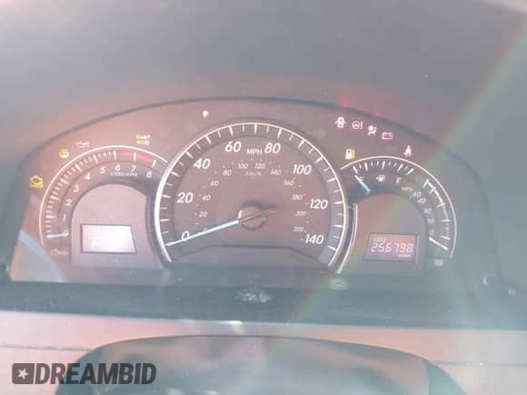 2012 Toyota Camry LE with VIN 4T1BF1FK7CU006571, listed as a IAAI auction lot 43580709 with 256,798 mi miles and . Bid and sale history available at DreamBid. Image 7.