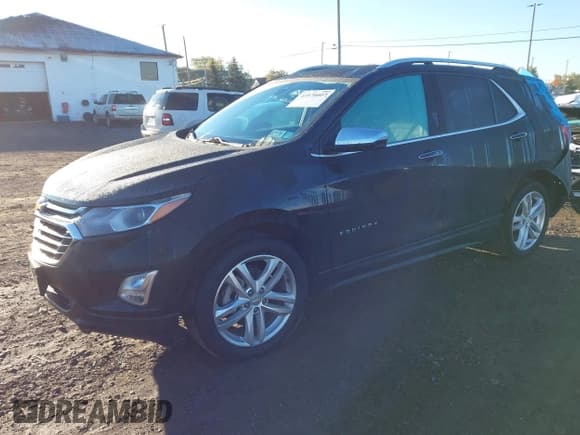 ✅ 2020 Chevrolet Equinox Premier • VIN: 2GNAXYEX0L6268361 • Lot: 43570007. Wystawiony na IAAI z przebiegiem 53 041 mil. Bezpłatny archiwum sprzedaży aukcyjnych z USA i szczegółowy raport historii pojazdu na DreamBid. Zdjęcie 2.