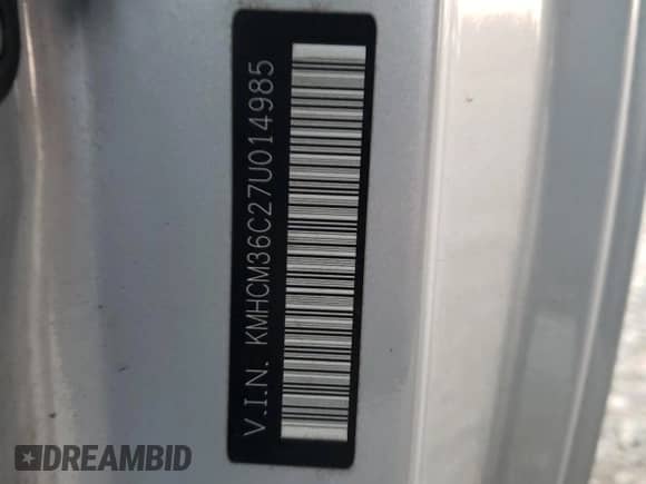 2007 Hyundai Accent GS z VIN KMHCM36C27U014985, wystawiony jako Copart lot #83150244 z przebiegiem 151 948 mil mil oraz Czysty tytuł • Clean title. Historia ofert i sprzedaży dostępna na DreamBid. Obrazek 12.