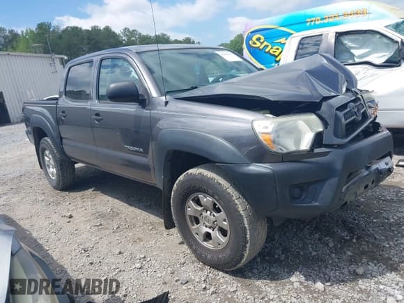 ✅ 2015 Toyota Tacoma PreRunner • VIN: 5TFJX4GNXFX039901 • Lot: 42205434. Listed on IAAI with 115,486 mi. Free auction sales archive from the USA and detailed vehicle history report at DreamBid. Image 1.