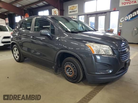 2016 Chevrolet Trax LS with VIN 3GNCJKSB2GL130984, listed as a Copart auction lot 91499855 with 104,990 mi miles and Clean title. Bid and sale history available at DreamBid. Image 4.