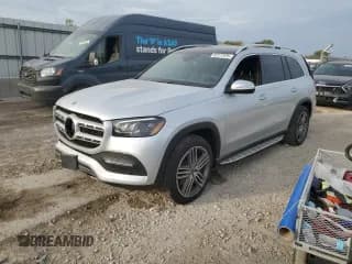 ✅ 2021 Mercedes-Benz GLS 450 • VIN: 4JGFF5KE9MA486995 • Lot: 82372425. Wystawiony na Copart z przebiegiem 57 338 mil. Bezpłatny archiwum sprzedaży aukcyjnych z USA i szczegółowy raport historii pojazdu na DreamBid. Zdjęcie 1.