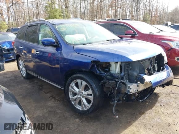 ✅ 2018 Nissan Pathfinder SL • VIN: 5N1DR2MM4JC631720 • Lot: 41742878. Listed on IAAI with 101,653 mi. Free auction sales archive from the USA and detailed vehicle history report at DreamBid. Image 1.